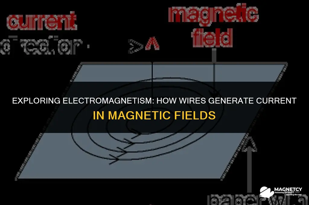 does a wire produce current in magnetic field