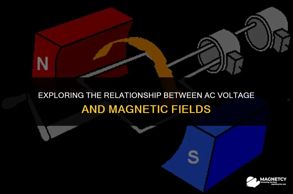 does ac voltage affect magnetic field