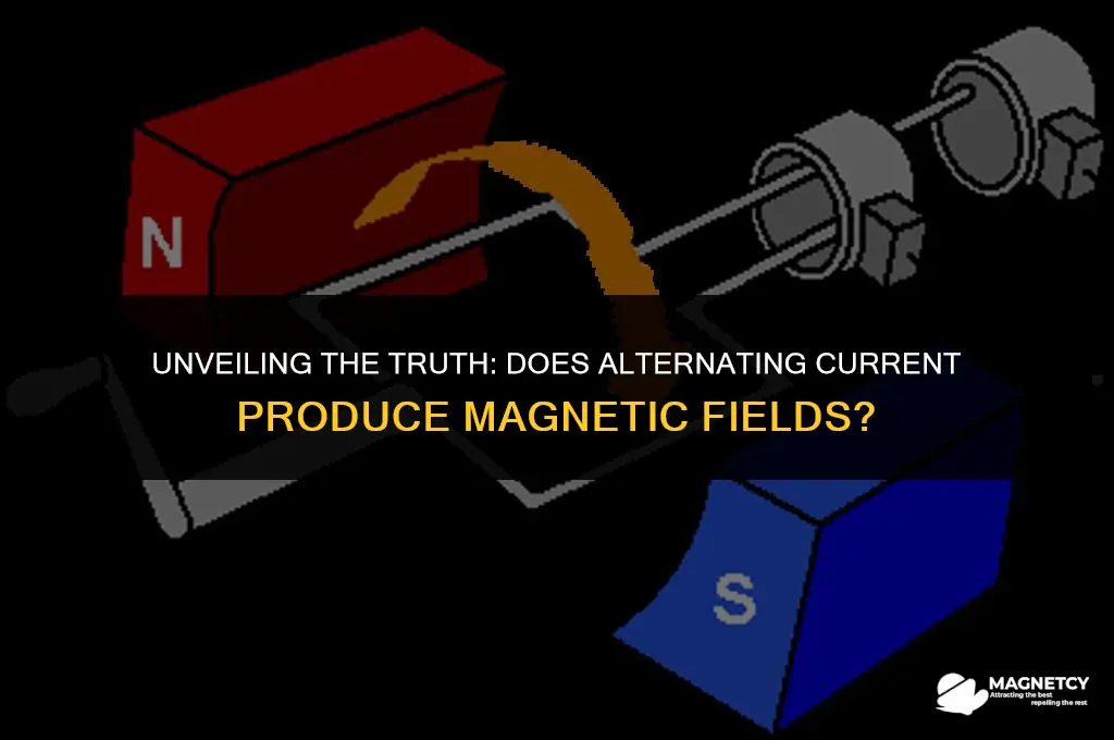 does alternating current produce magnetic field