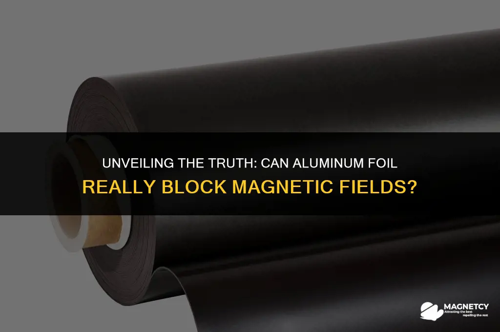 does aluminum foil block magnetic fields