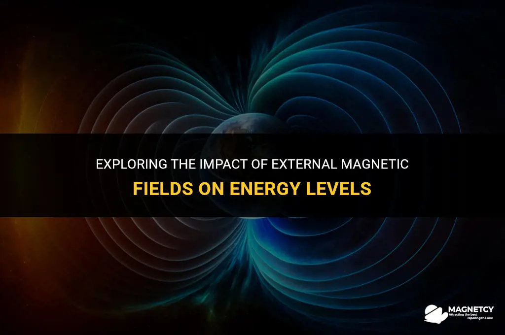does an external magnetic field affect energy levels