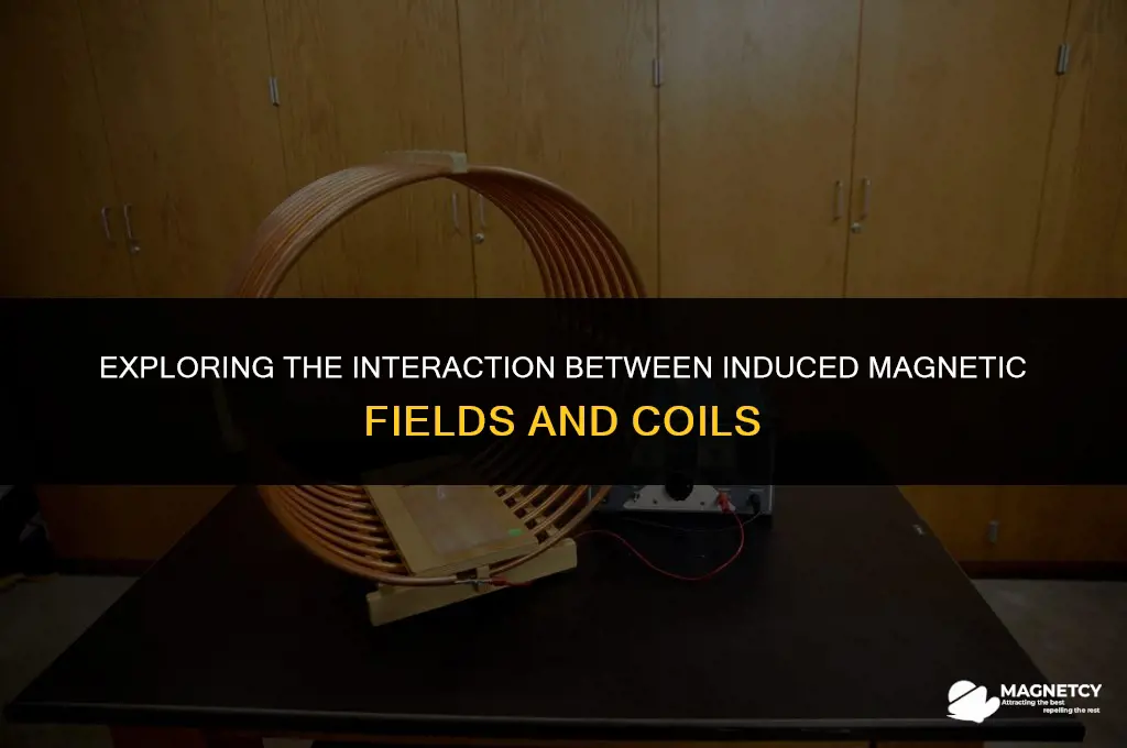 does an induced magnetic field exert force on thr coil