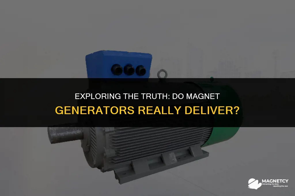 does any of the magnet generators really work