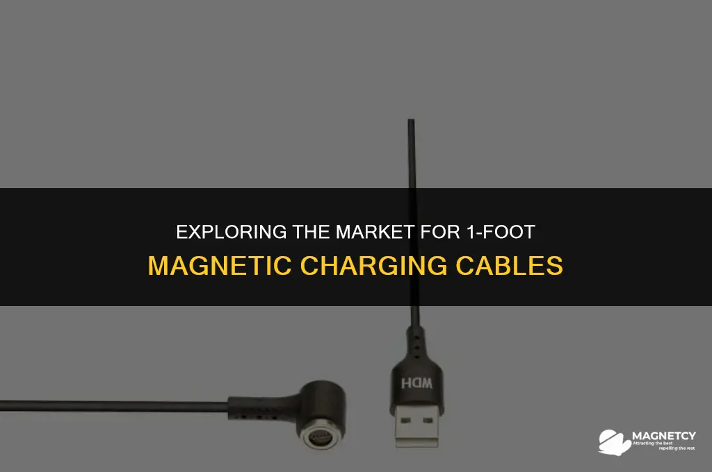 does anyone make a 1ft charging cable magnetic