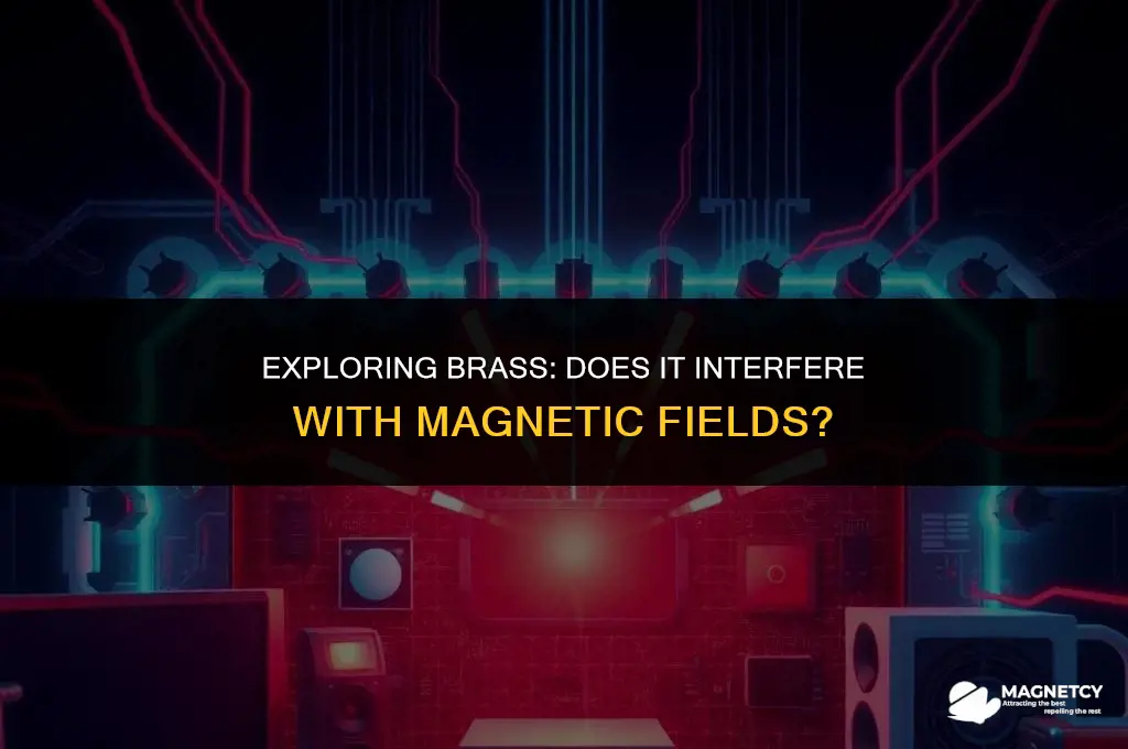 does brass mess with a magnetic field