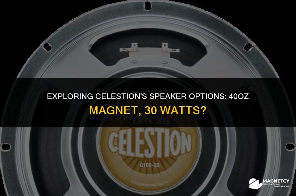 does celestion make a 40oz magnet 30 watt speaker