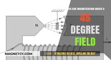 Exploring the Angle of Coil Magnetization Fields: A 45-Degree Perspective
