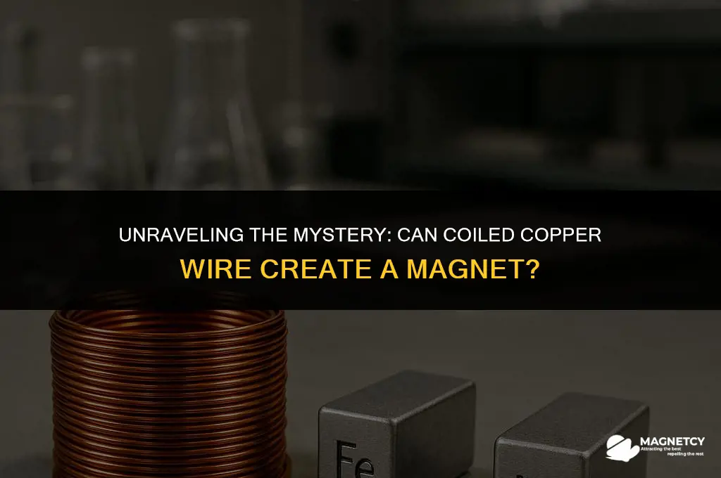 does coiling copper wire make a magnet