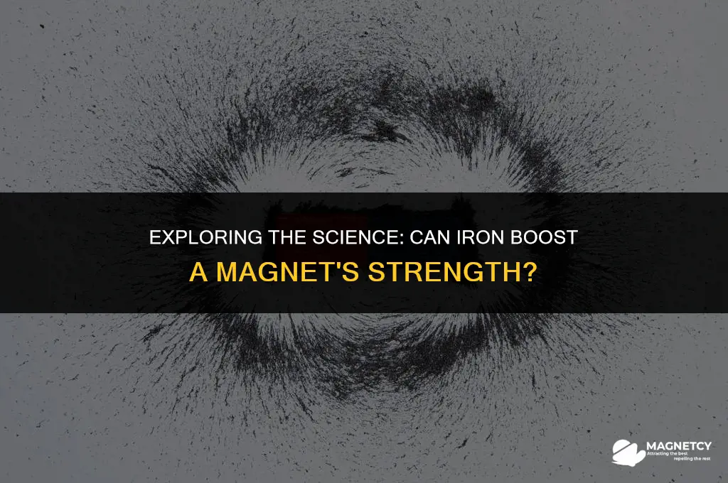 does connecting a magnet with iron make it stronger