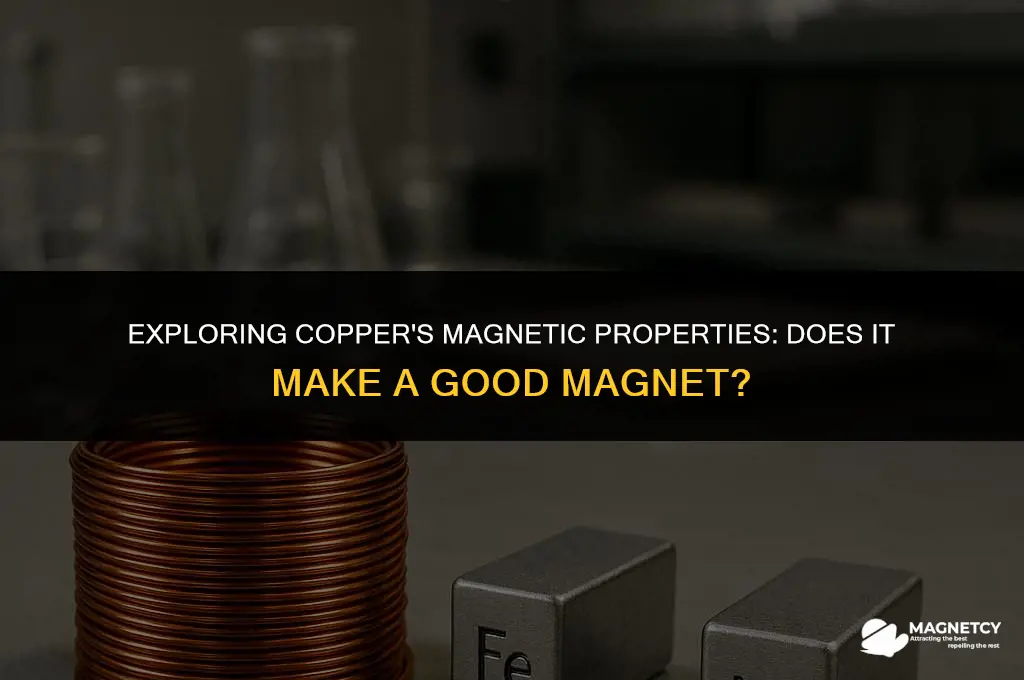 does copper make a good magnet
