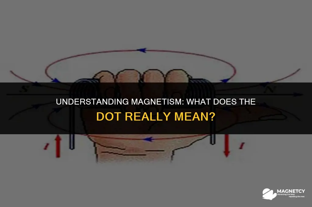 does dot mean magnetic field direction