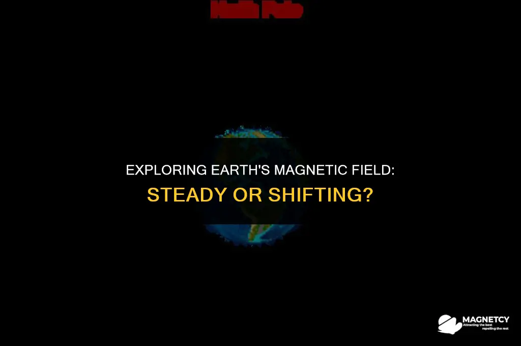 does earth have a steady magnetic field