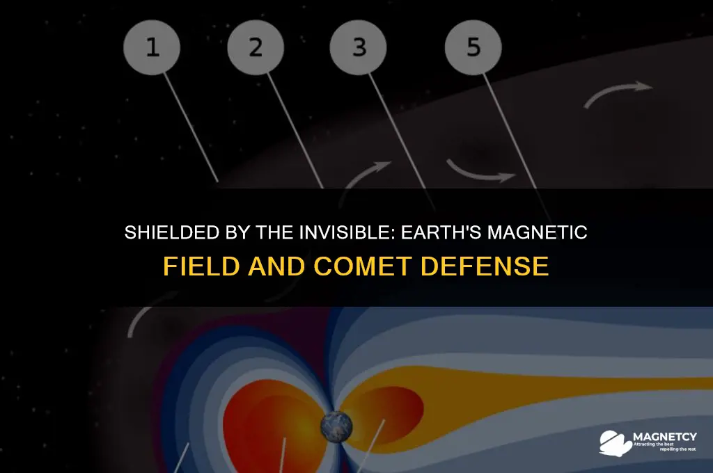 does earth magnetic field protect from comets