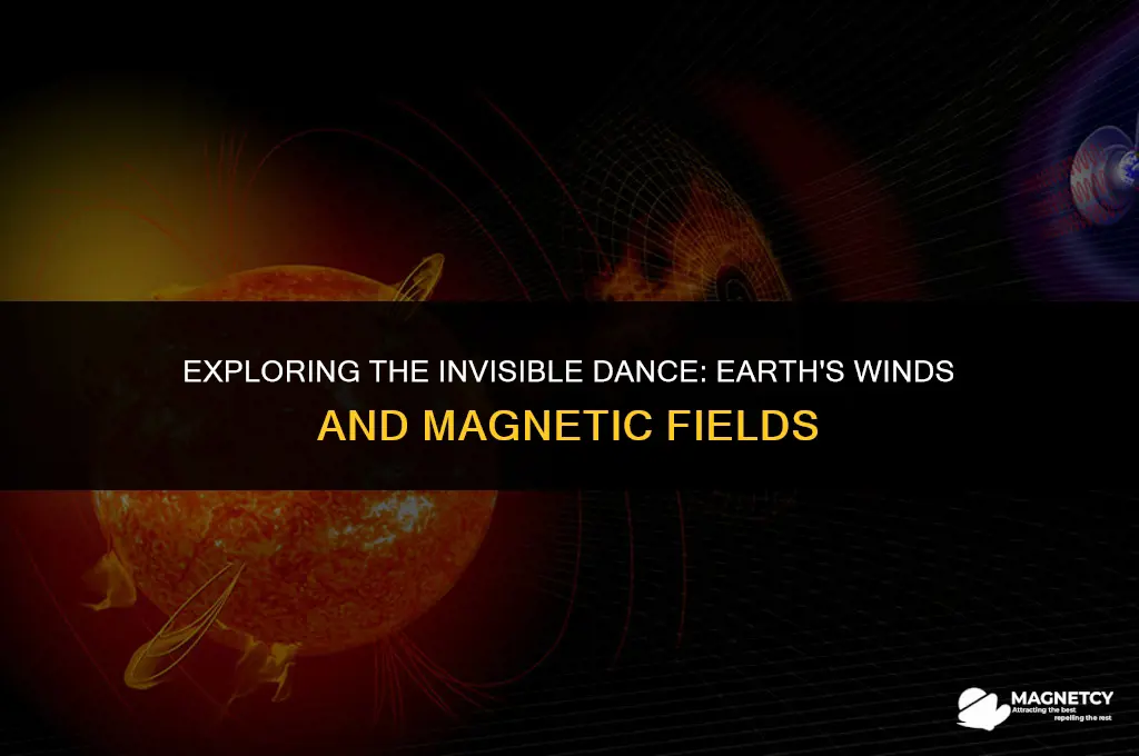 does earth wind affect magnetic fields