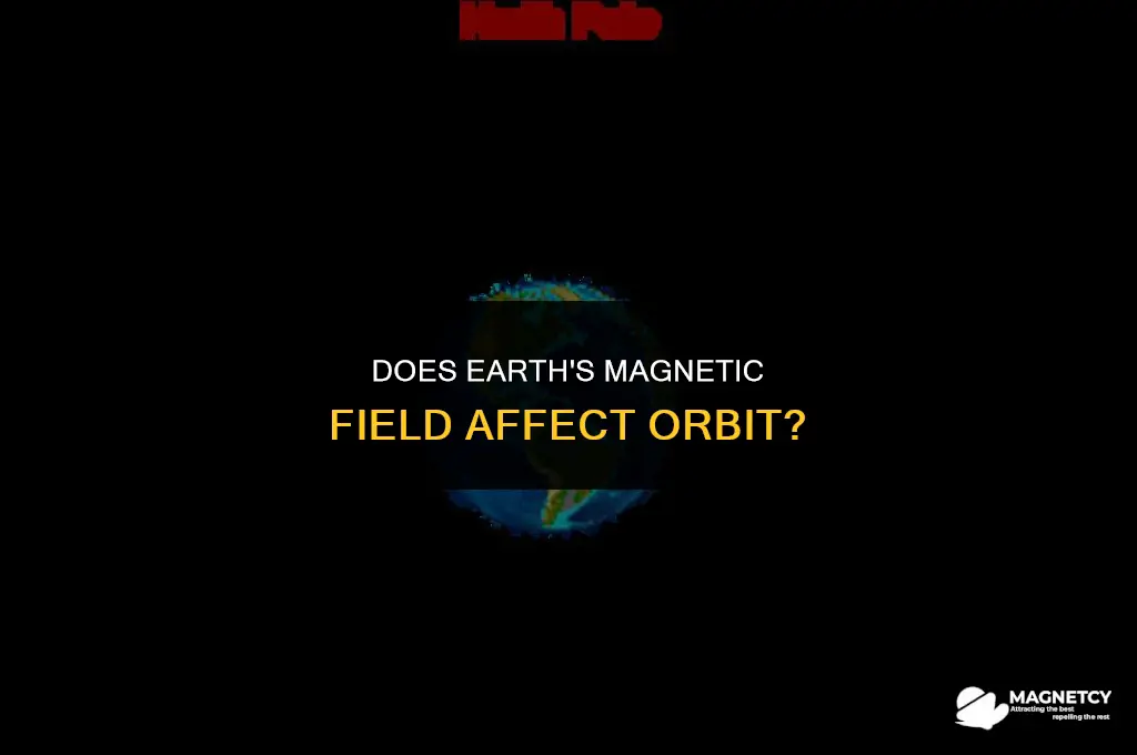 does earths magnetic field affect orbit