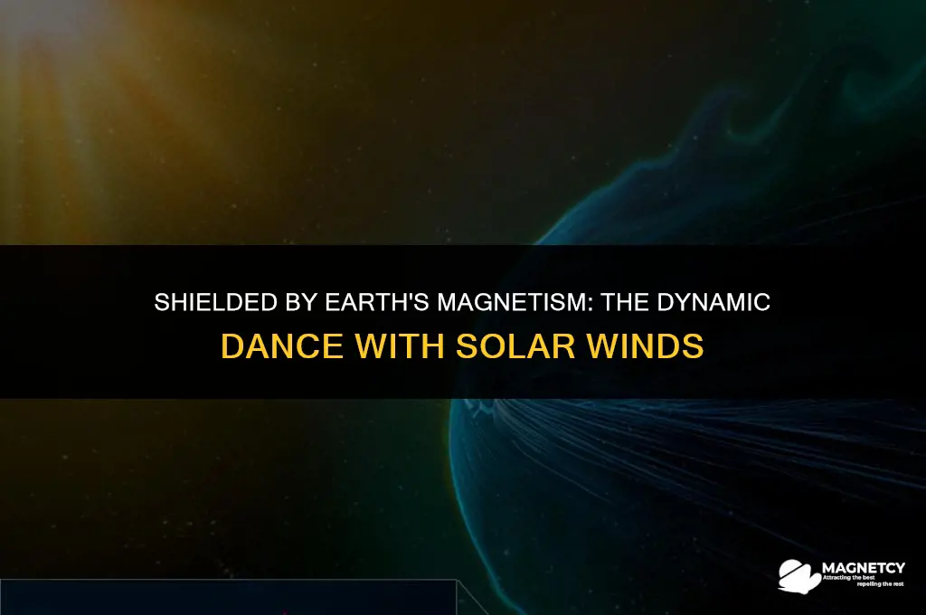 does earths magnetic field affect solar winds