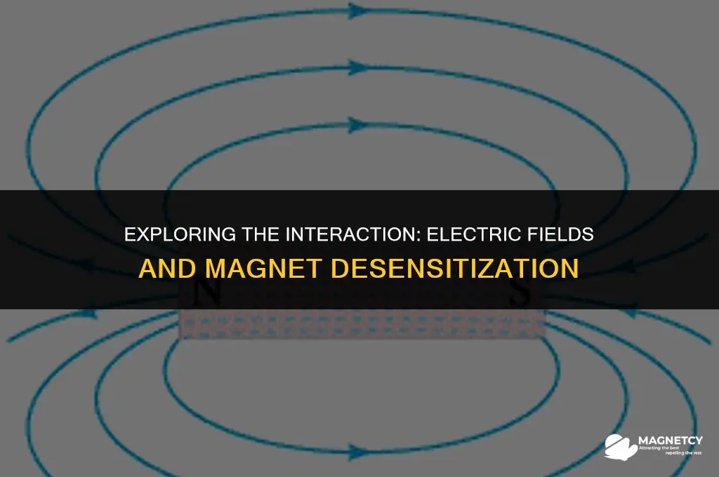 does electric field desensitize magnets