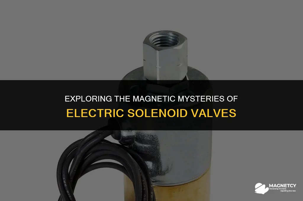 does electric solenoid valve has magnetic field