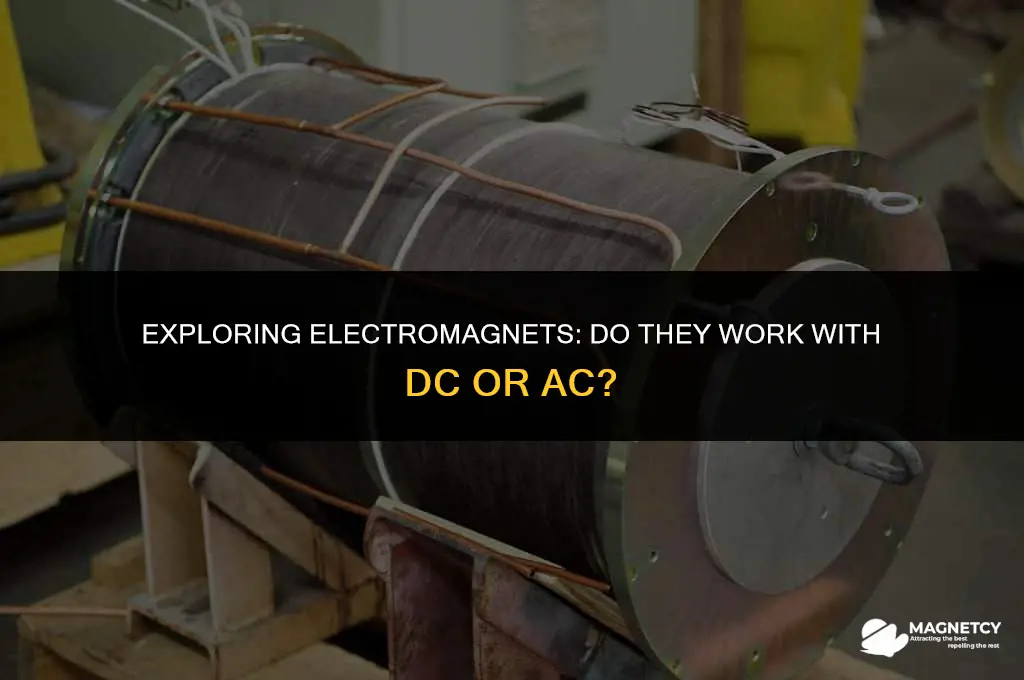 does electro magnets work with dc or a