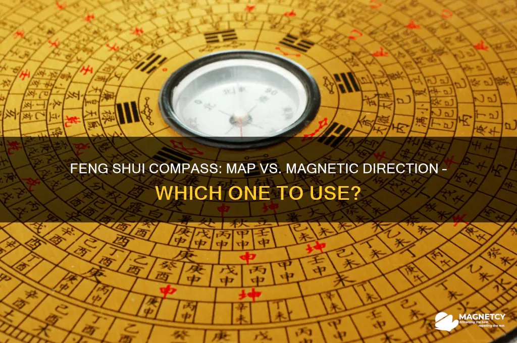 does feng shui use map direction or magnetic direction