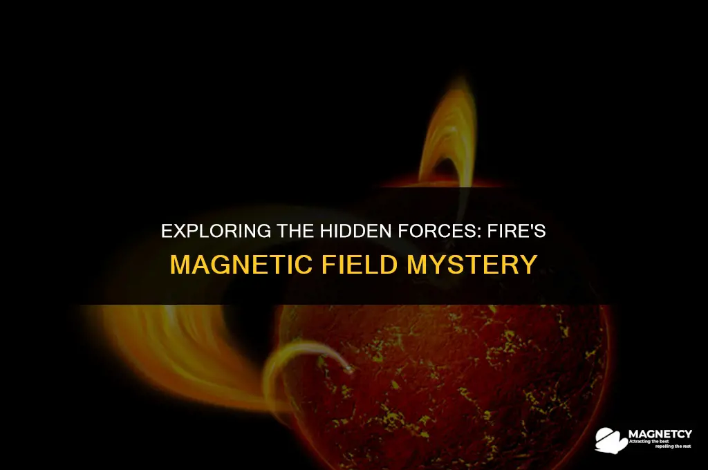 does fire emit a magnetic field