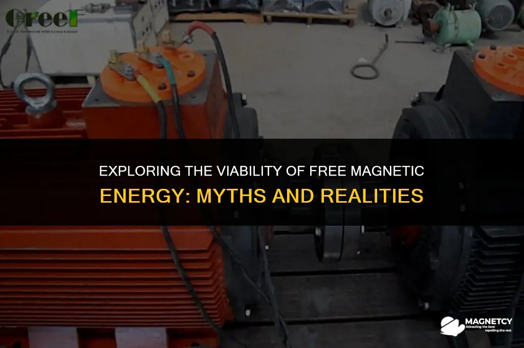 does free magnetic energy work
