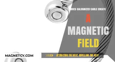 Exploring the Magnetic Properties of Galvanized Cables