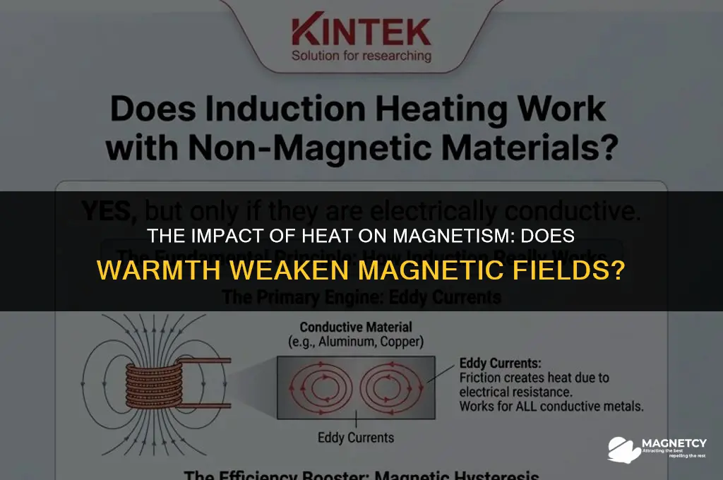 does heating a magnet make it weaker