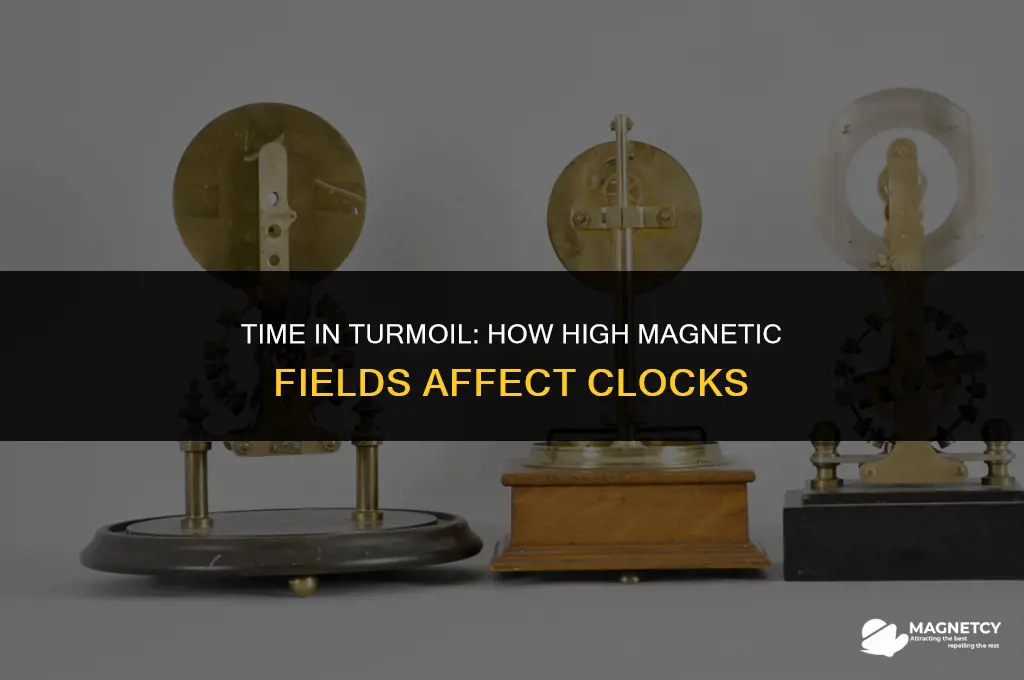 does high magnetic field mess with clocks