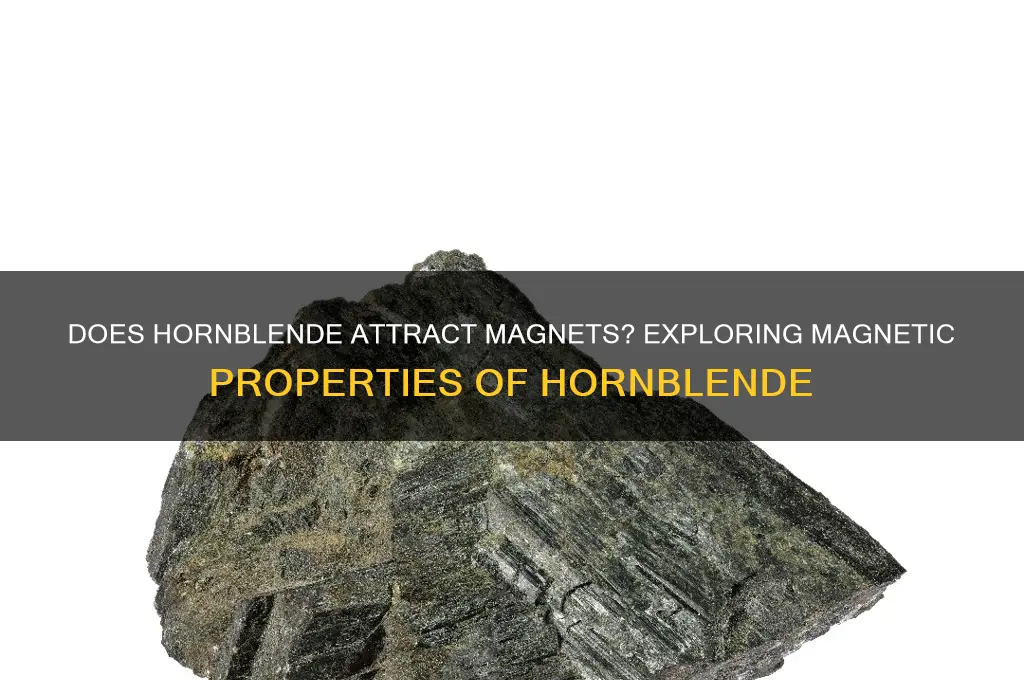 does hornblende attract a magnet