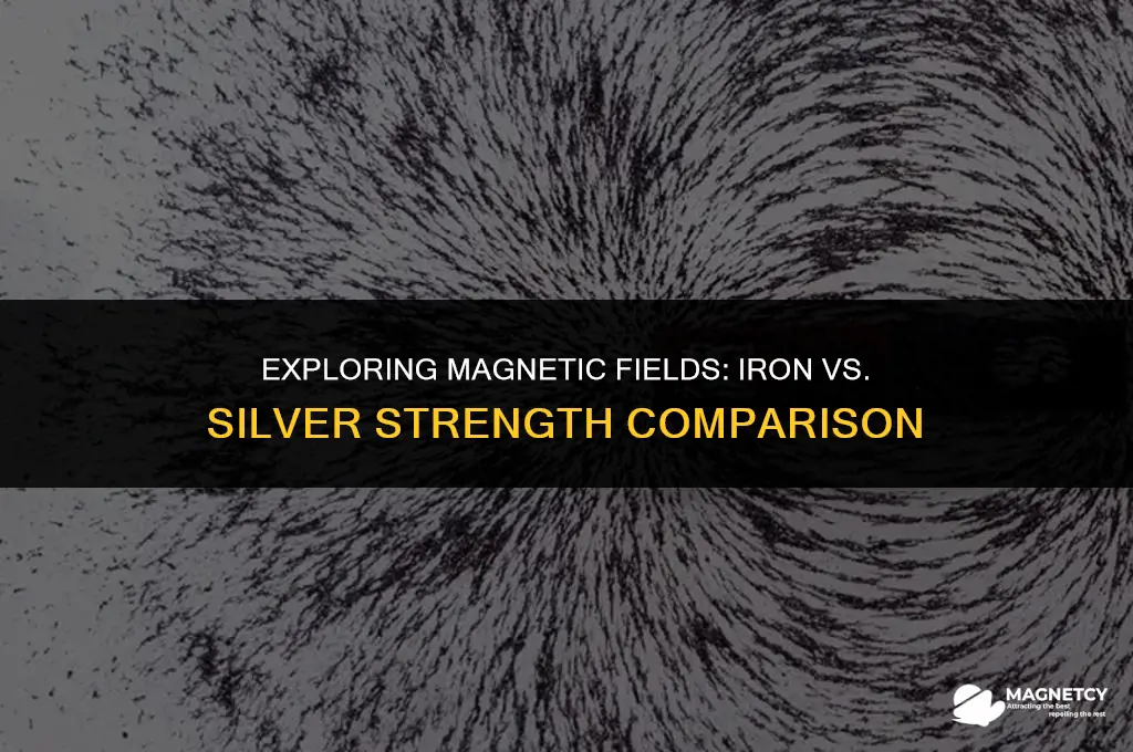 does iron or silver have a stronger magnetic field