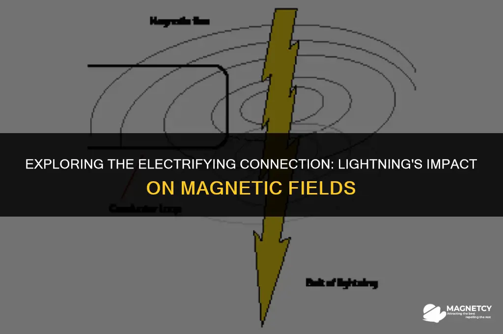 does lightning affect magnetic field