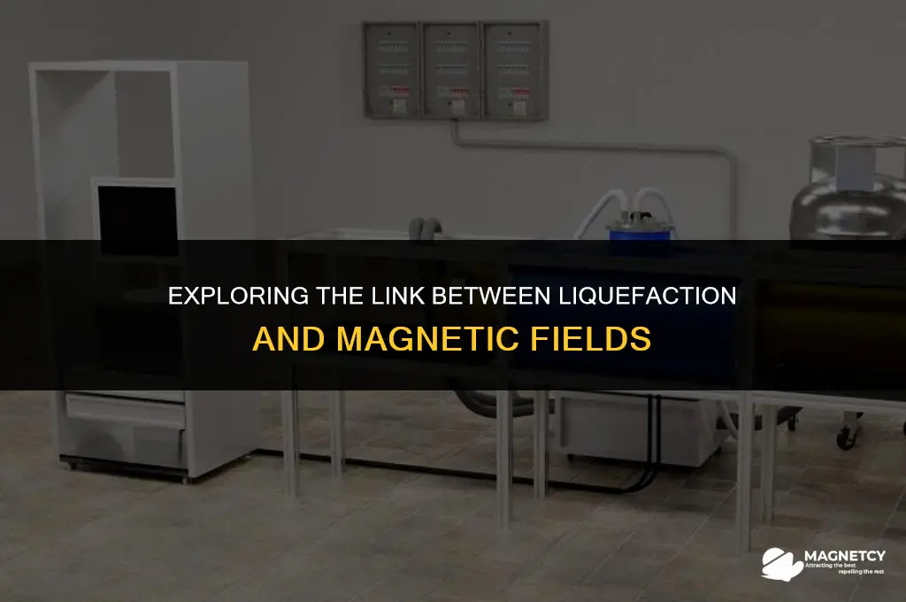 does liquefaction create the magnetic field
