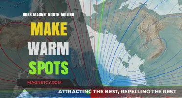 Exploring the Impact of Magnetic North's Movement on Global Warm Spots