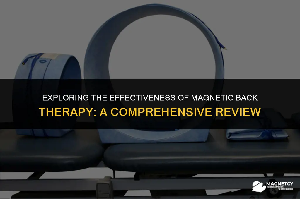 does magnetic back therapy work