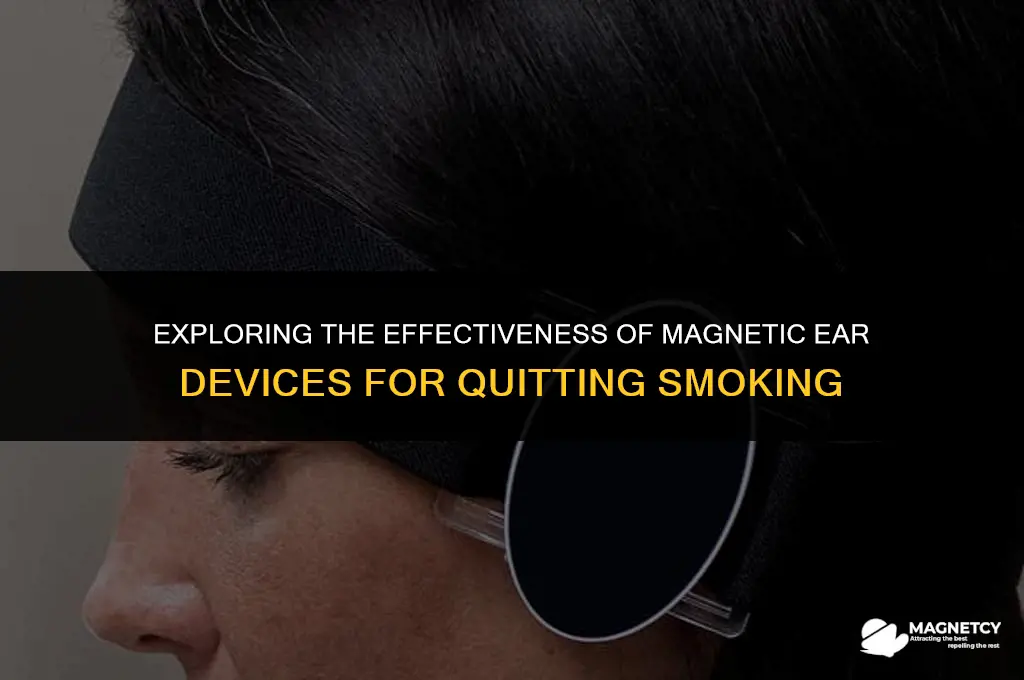 does magnetic ear quit smoking device work