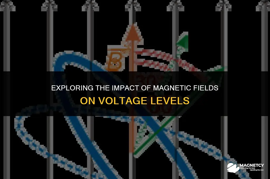 does magnetic field decrease voltage