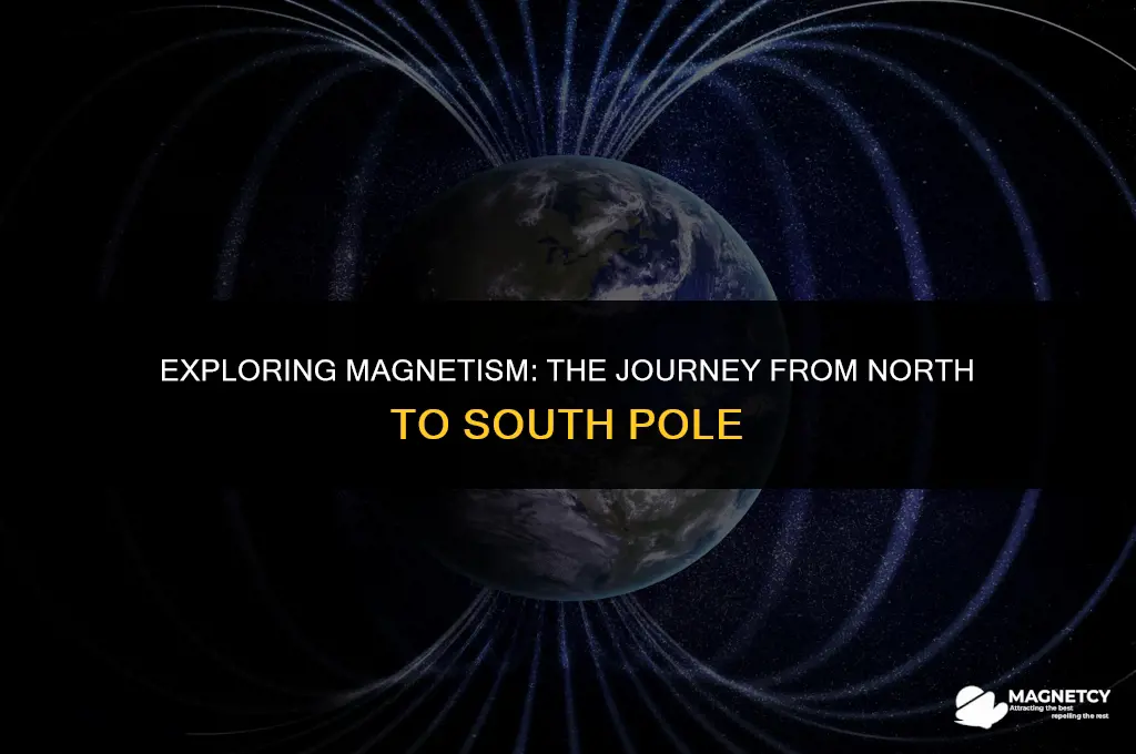 does magnetic field flow from north to south