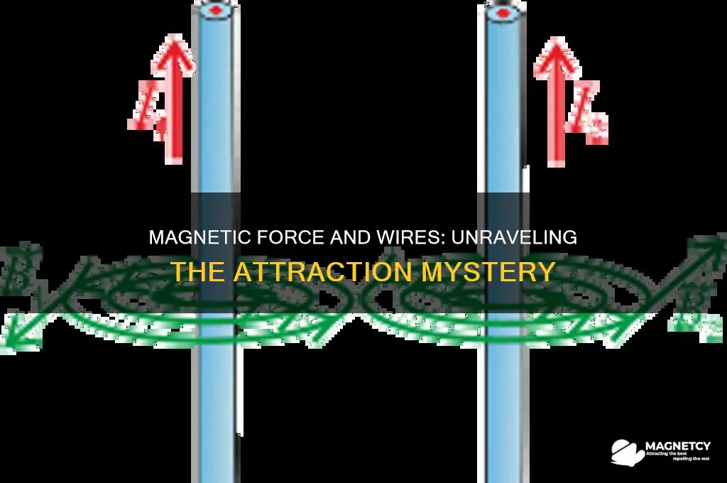 does magnetic force attract wires