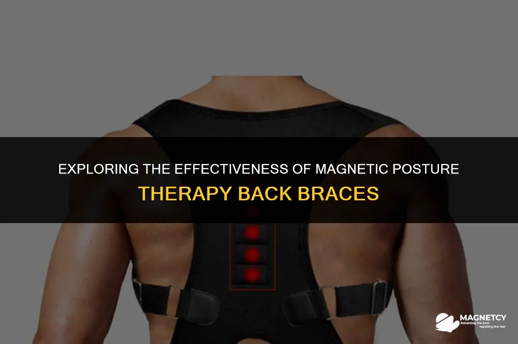 does magnetic posture corrective therapy back brace work