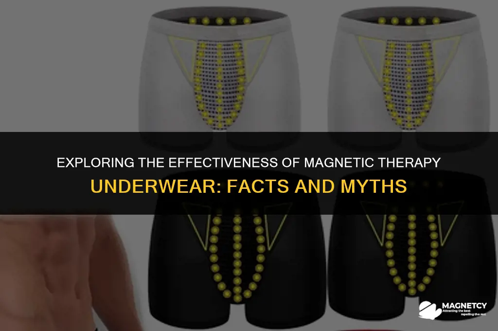 does magnetic therapy underwear work
