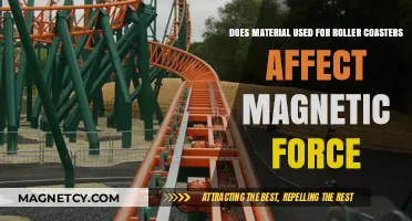 Material Impact on Roller Coasters' Magnetic Force: A Scientific Exploration