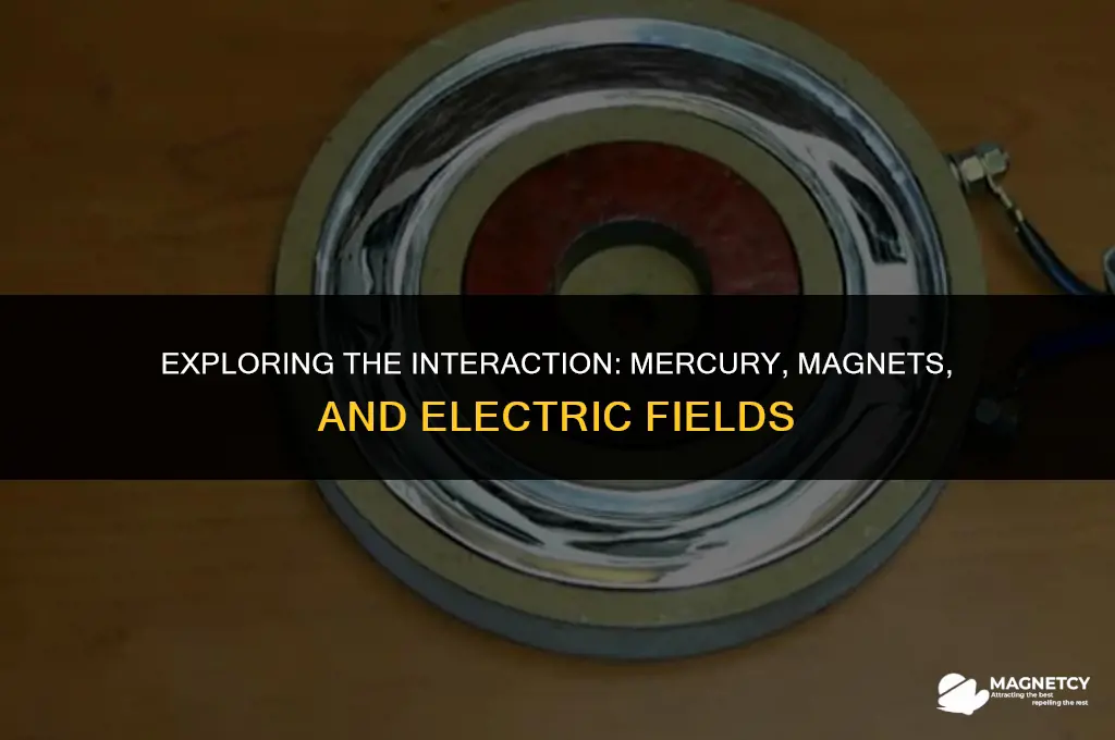 does mercury and a magnet create electric field