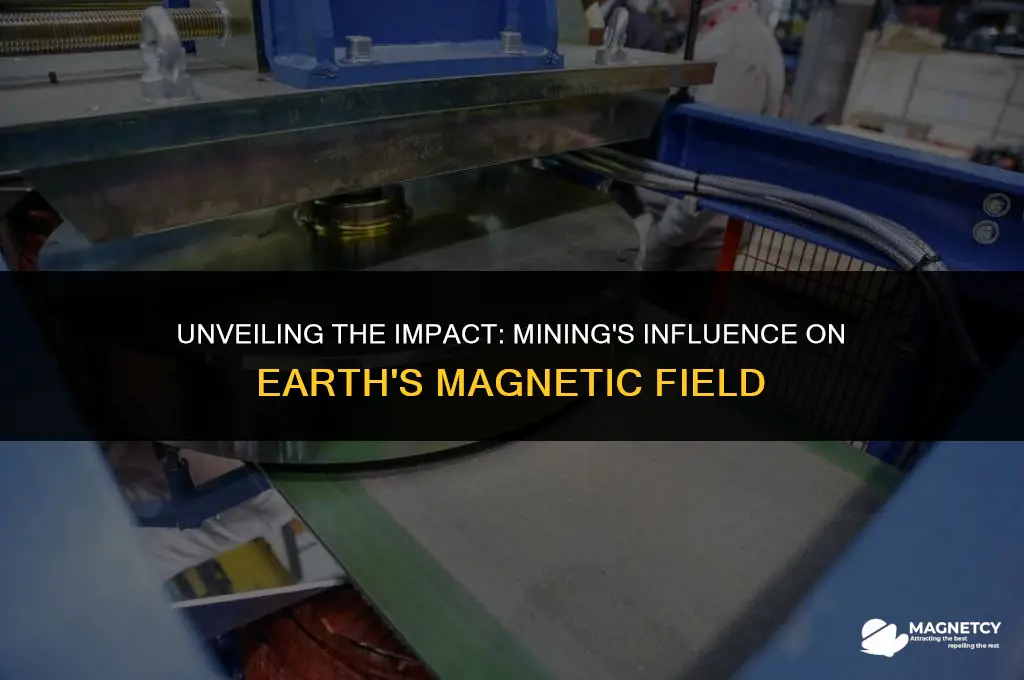 does mining affect the magnetic field