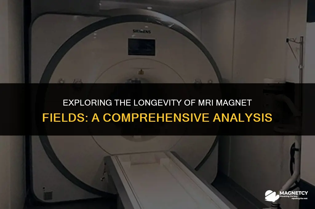 does mri magnet field decay with time