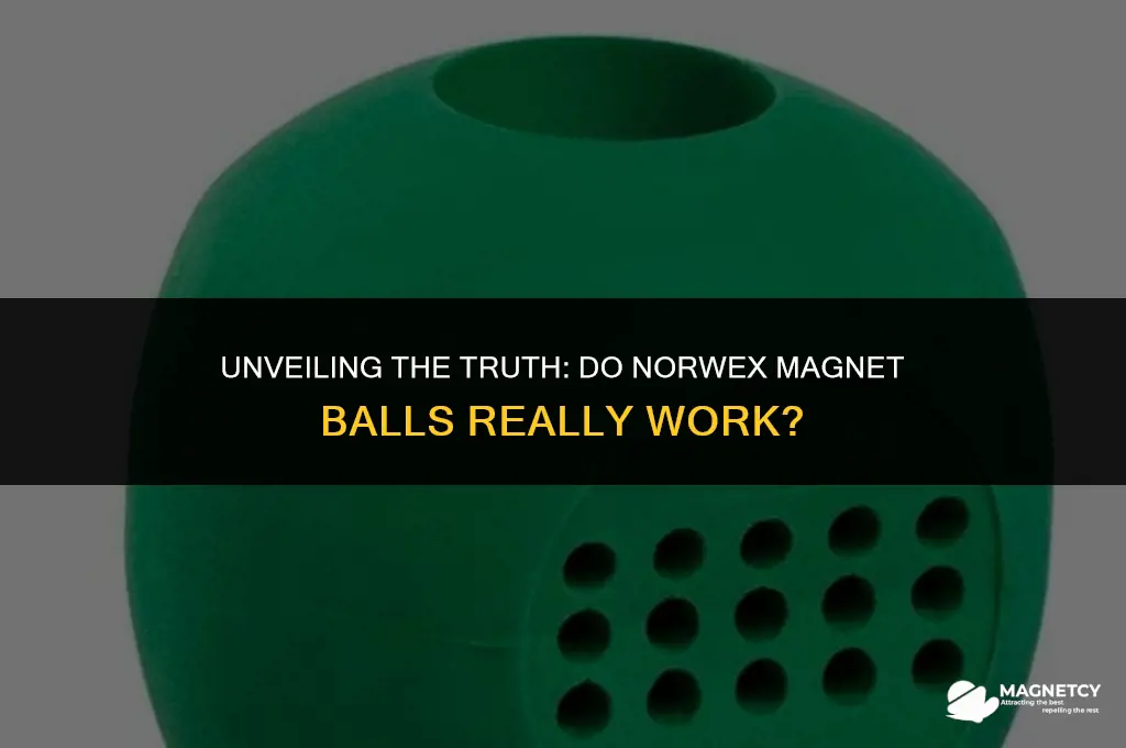 does norwex magnet ball work