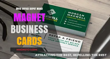Exploring Office Depot's Customizable Magnet Business Card Options