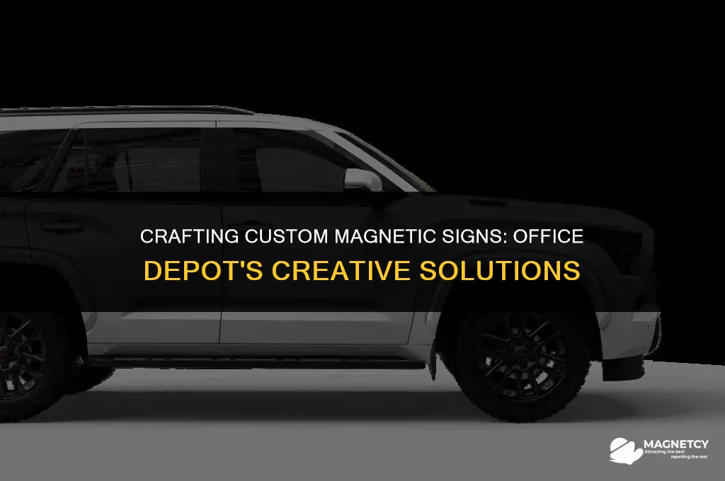 does office depot make magnetic signs