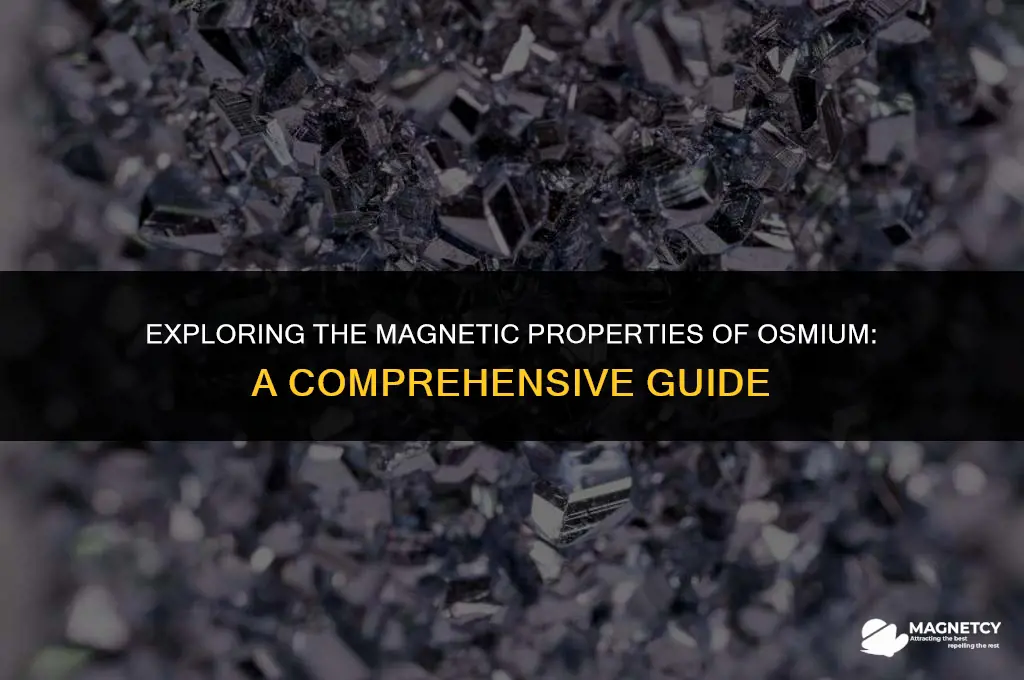 does osmium have a magnetic field