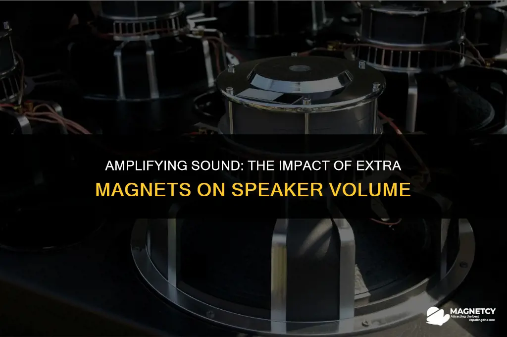 does putting a extra magnet ob speaker make it louder